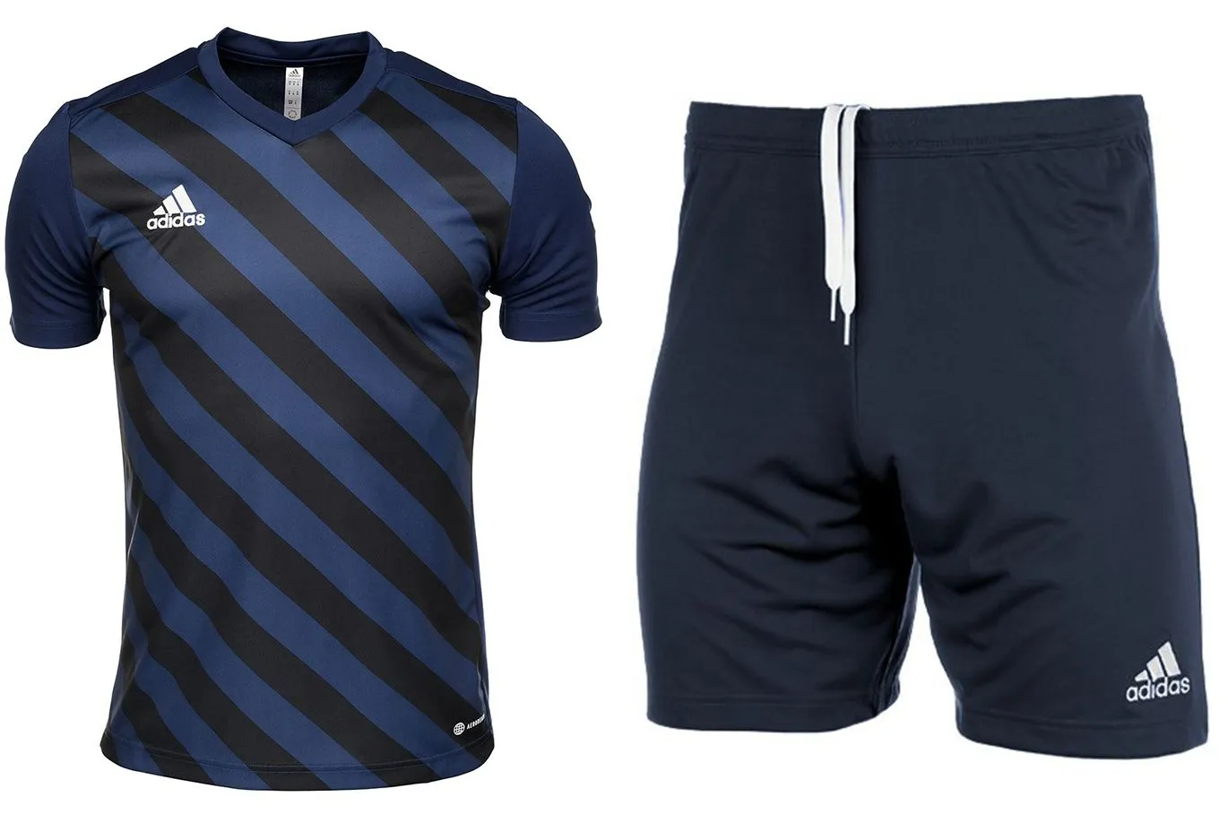 adidas Kinder Sport-Set T-shirt Kurze Hose Entrada 22 Graphic Jersey HF0122/H57565