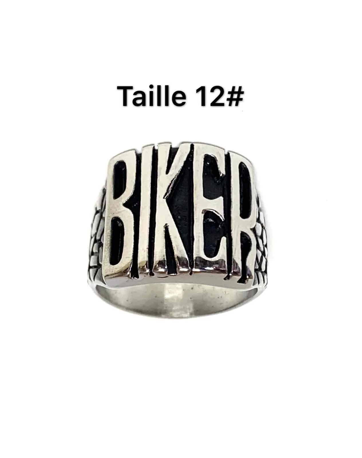 Biker steel ring