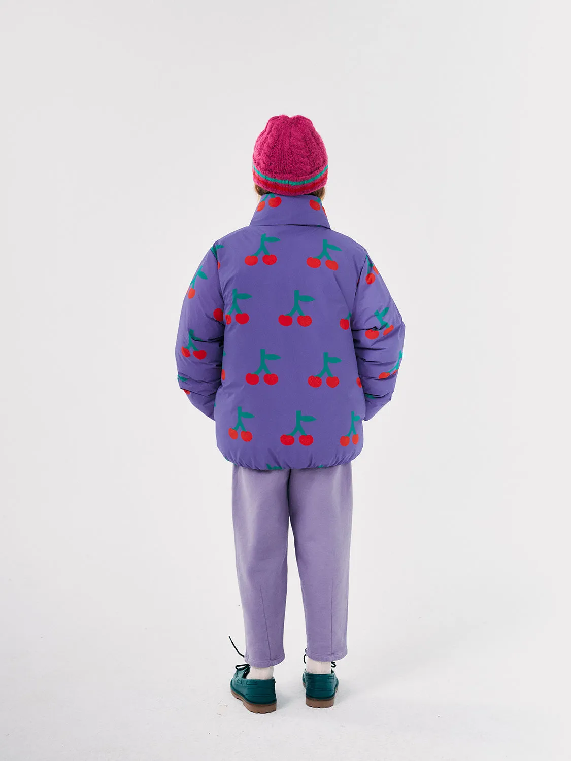 Bobo Choses winter jacket Cherry Lilac