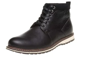BORAS Boots in Übergrößen Schwarz 6005-0001 große Herrenschuhe