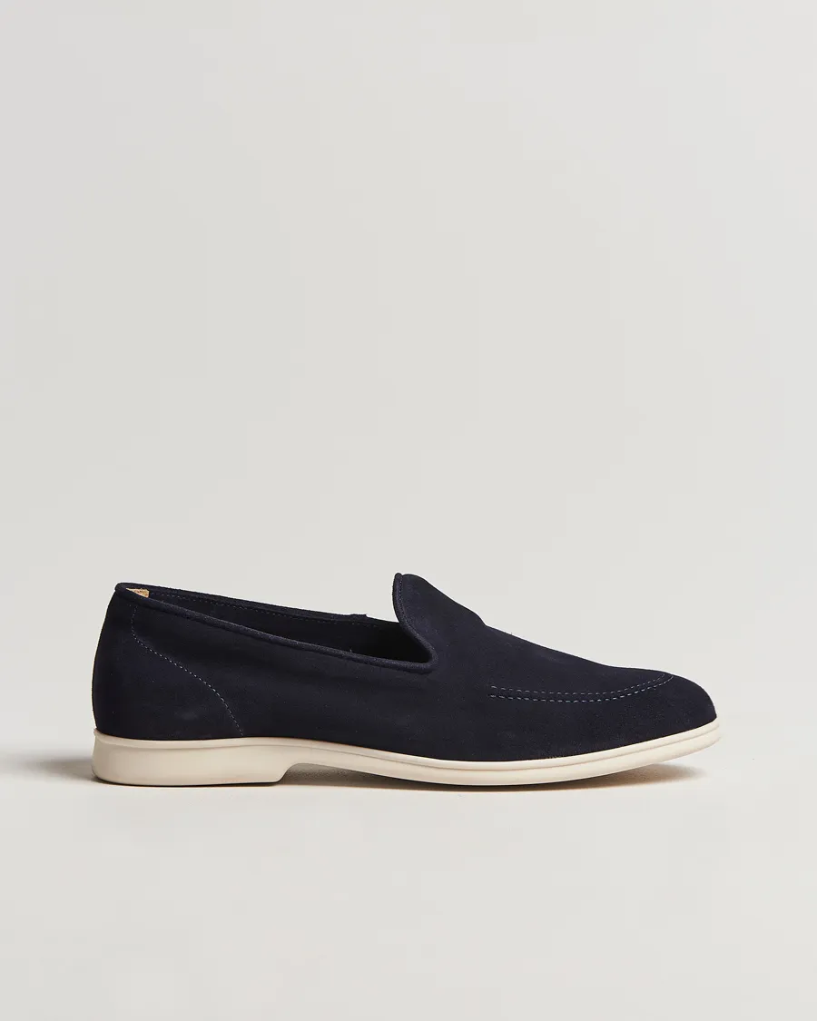 Brannö Loafers Navy Suede
