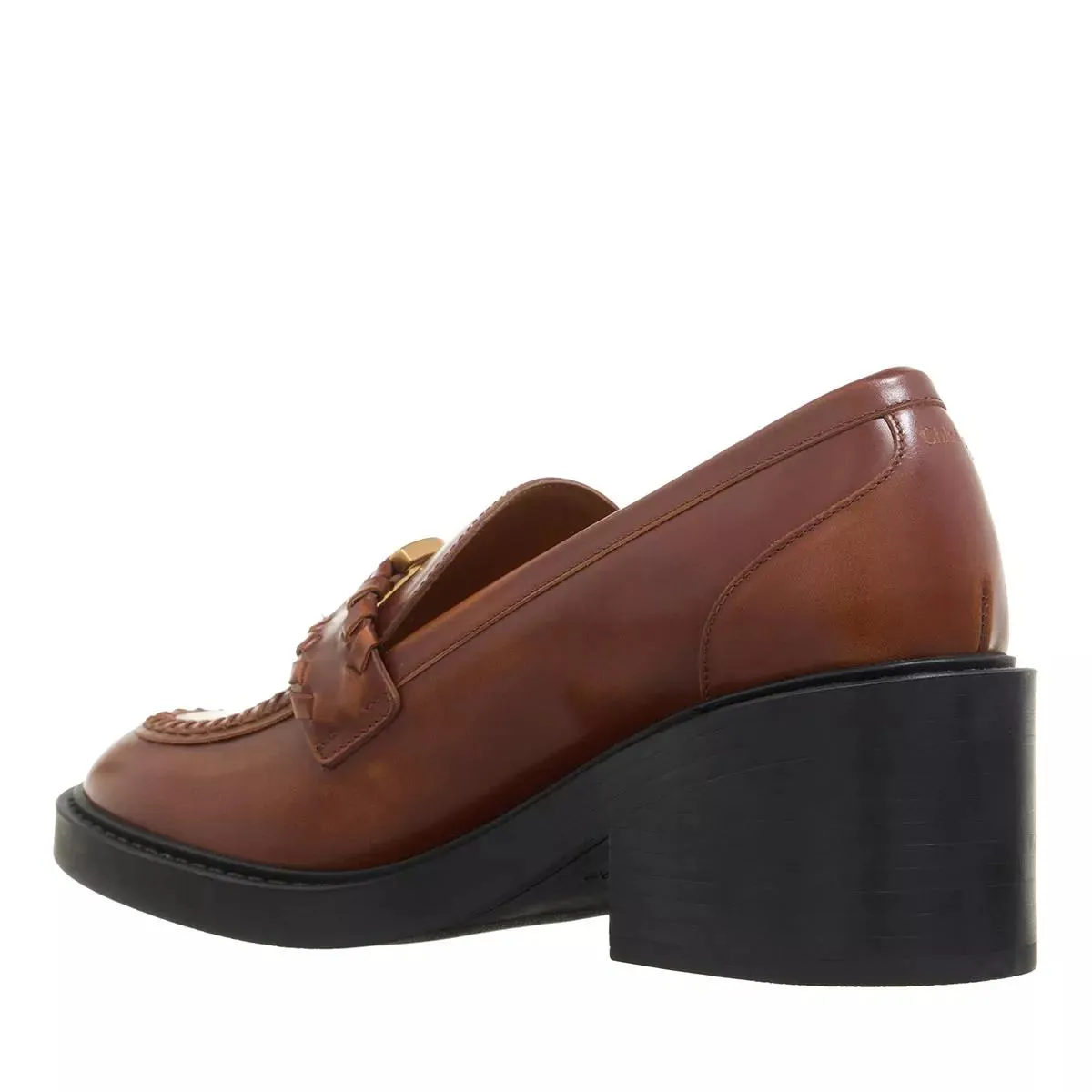   Chloé  Marcie Brushed Loafers Tan  Loafer 