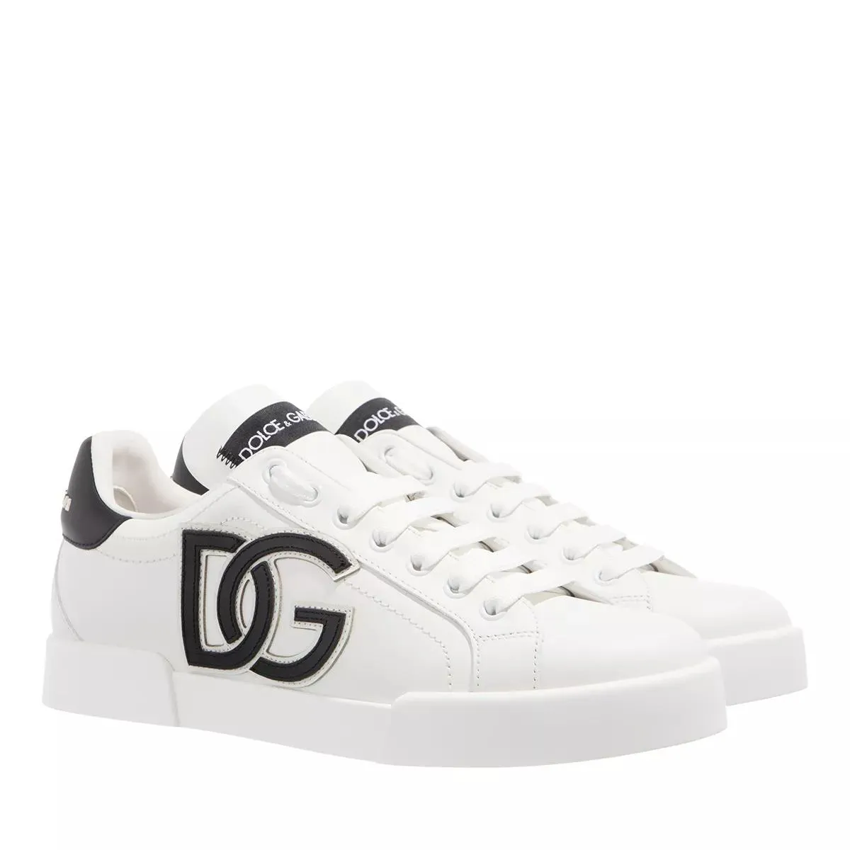   Dolce&Gabbana  Sneakers Classic White and Black  Low-Top Sneaker 