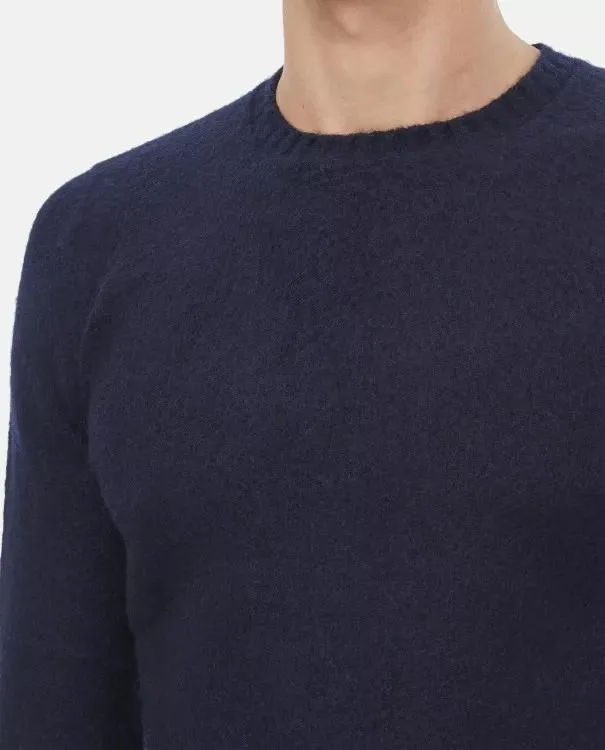   Drumohr  Crewneck Wool Sweater Blue