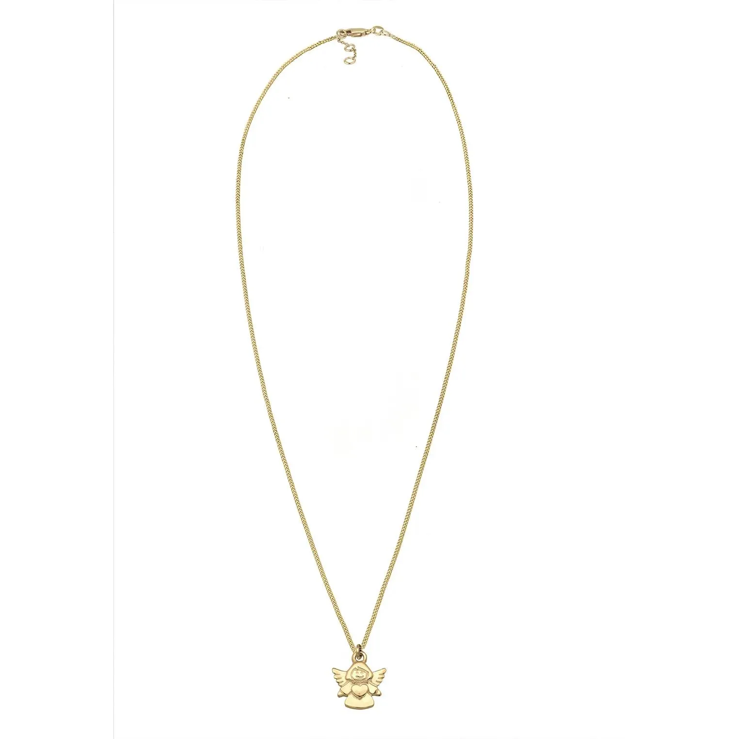   Elli  Halskette Kinder Engel Taufe Kommunion Talisman 37 gold  Mittellange Halskette 