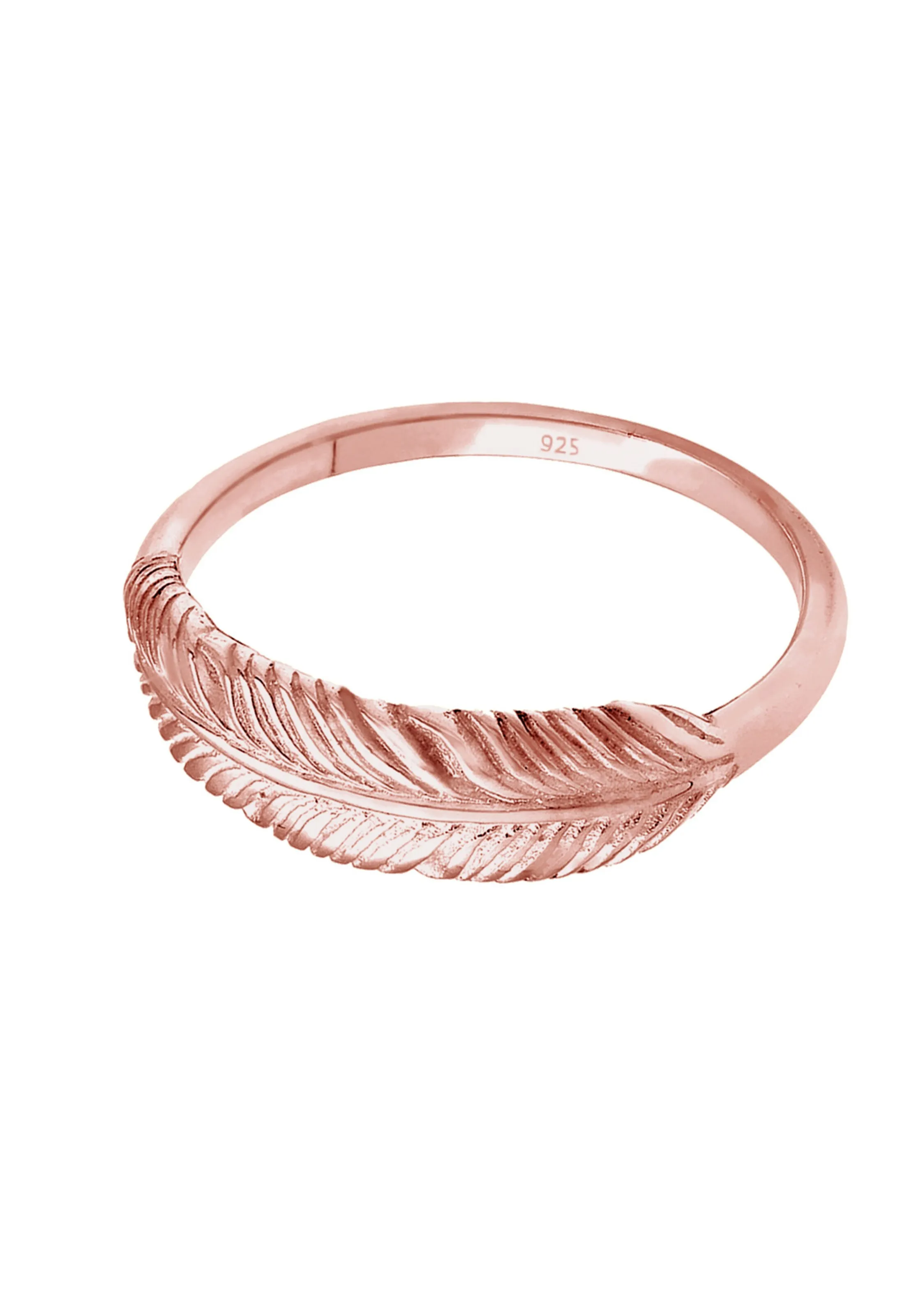 ELLI Ring 'Feder' in Rosegold