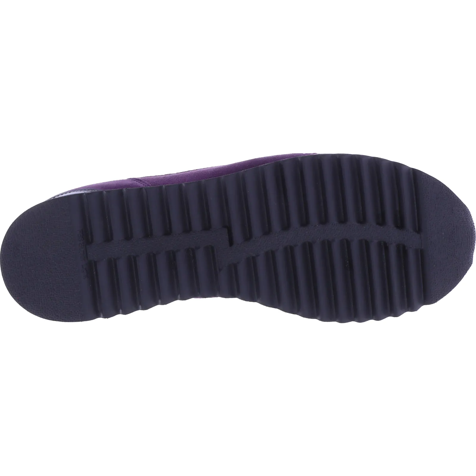 Hassia / Porto / Plum-Lila-Schwarz Samtziege / Wechselfußbett / 6-302033-8101 / Damen Sneaker
