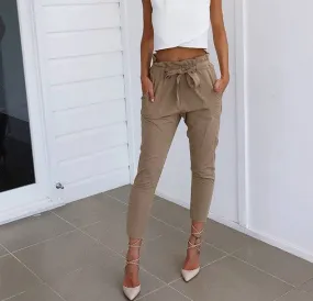 Heidi-Mode | Casual Hose Mit Hoher Taille Aus Chiffon
