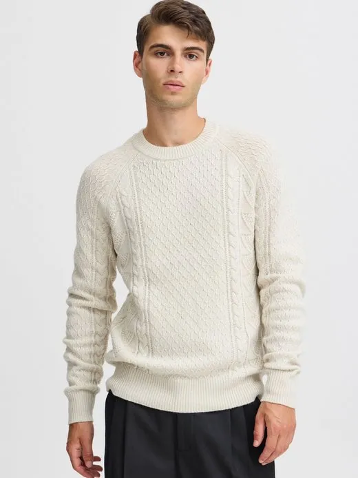 Herren Strickpullover - CFKRISTIAN crew neck cable knit