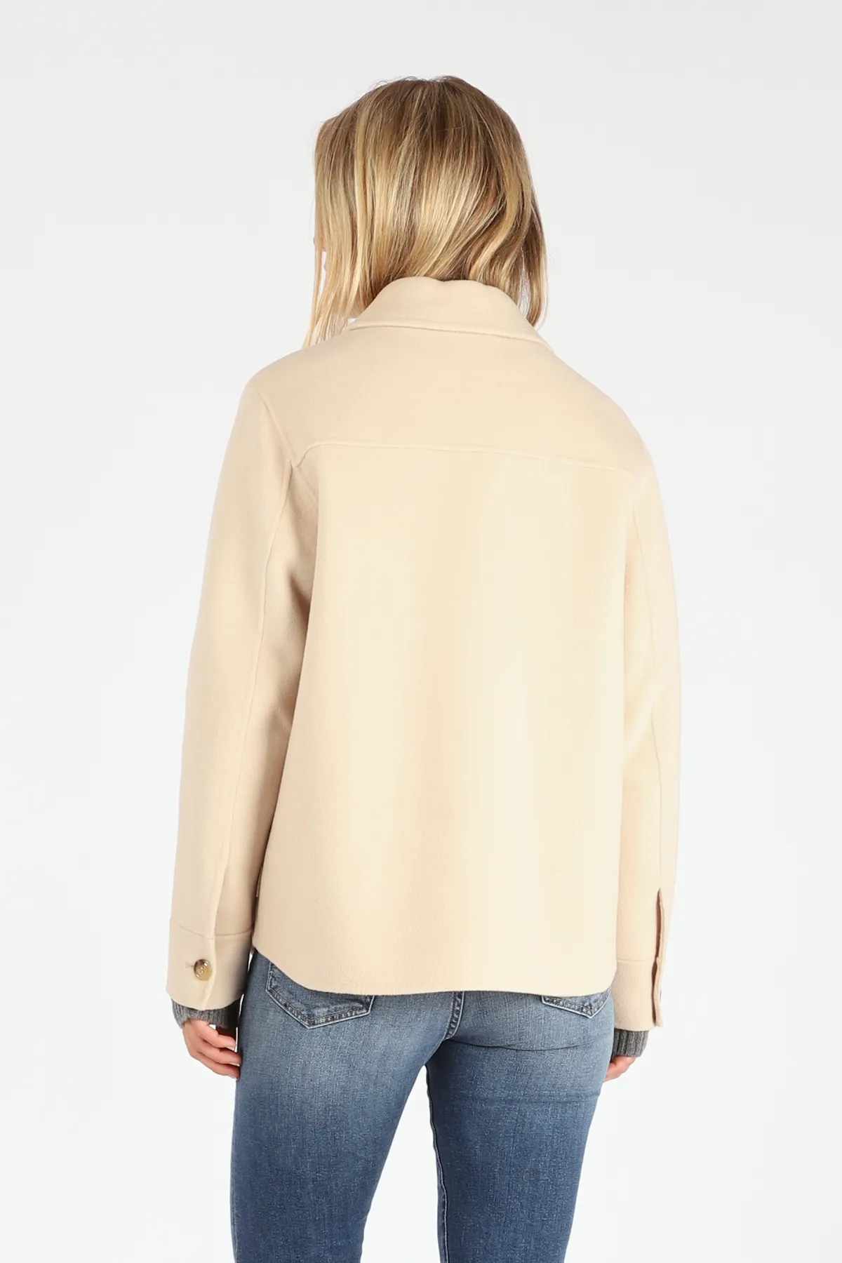 Jacke aus Wolle 