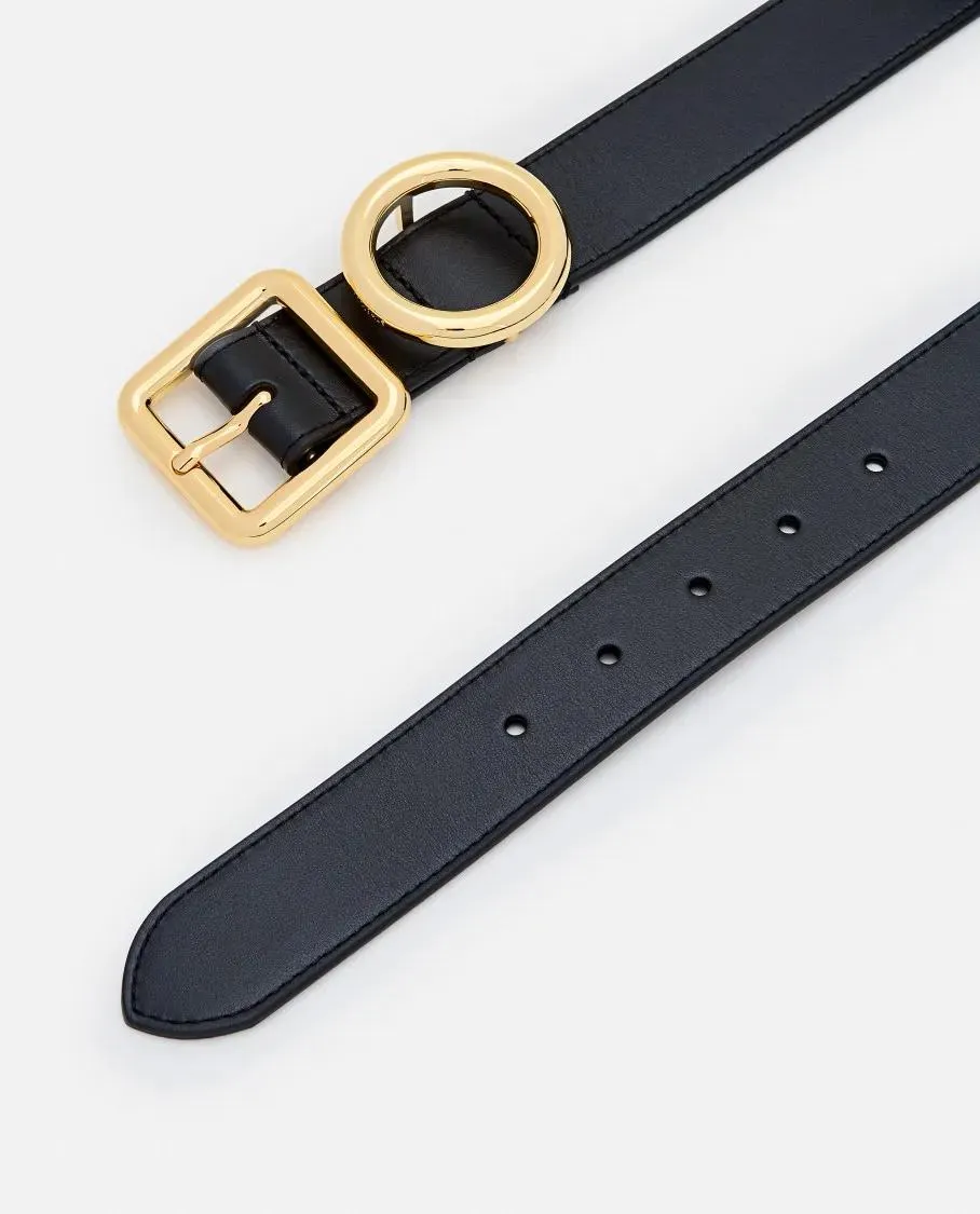   Jacquemus  Regalo Leather Buckle Belt Black  Ledergürtel 