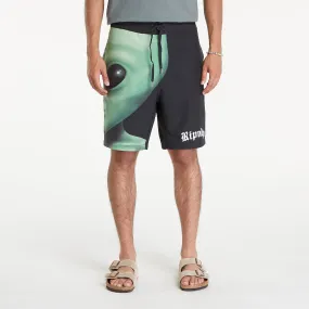 Kurze Hosen RIPNDIP We Come In Peace Swim Shorts Black RNDSUM24124