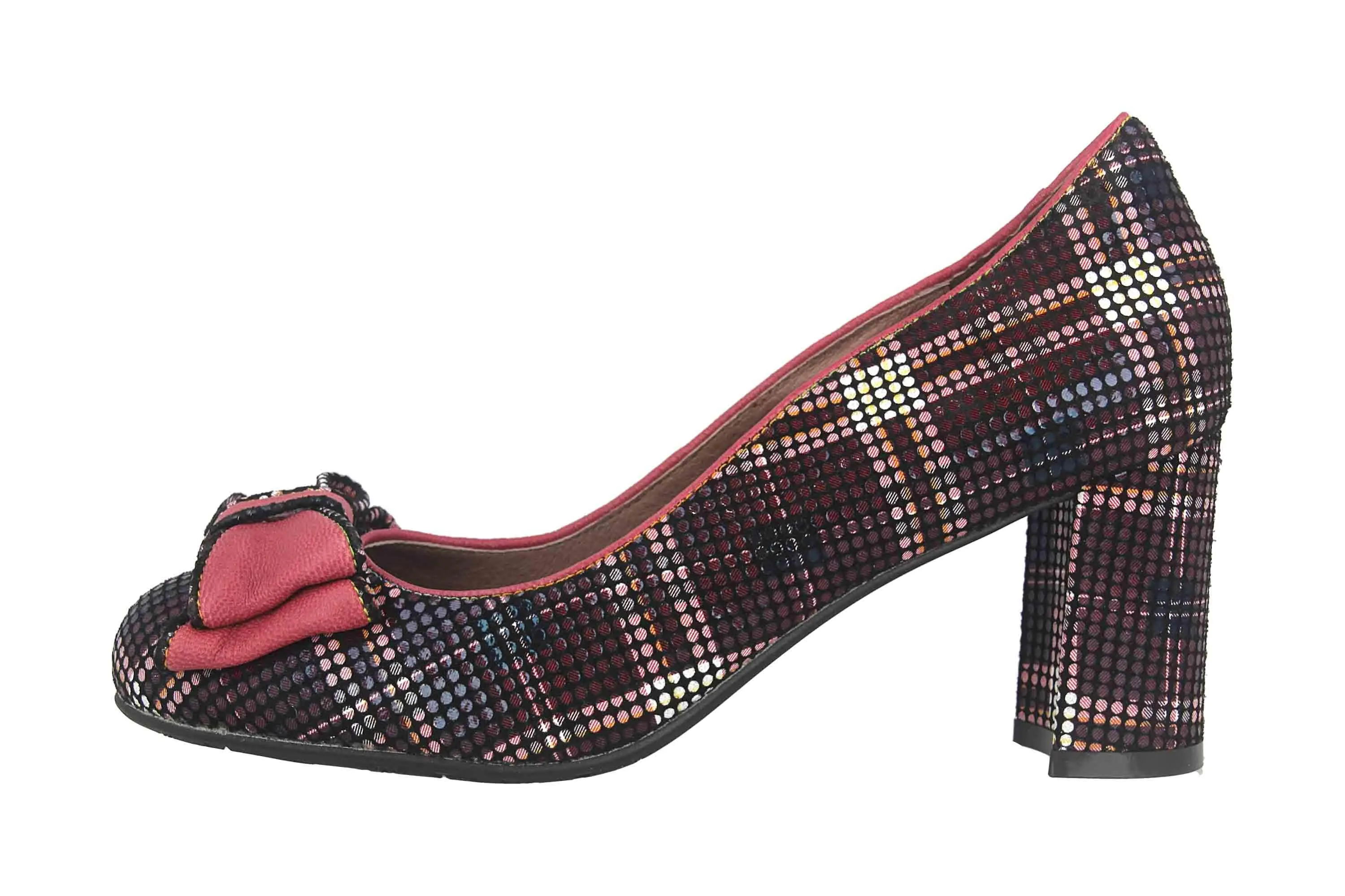 Laura Vita Pumps in Übergrößen Mehrfarbig Huco 11 Violet große Damenschuhe