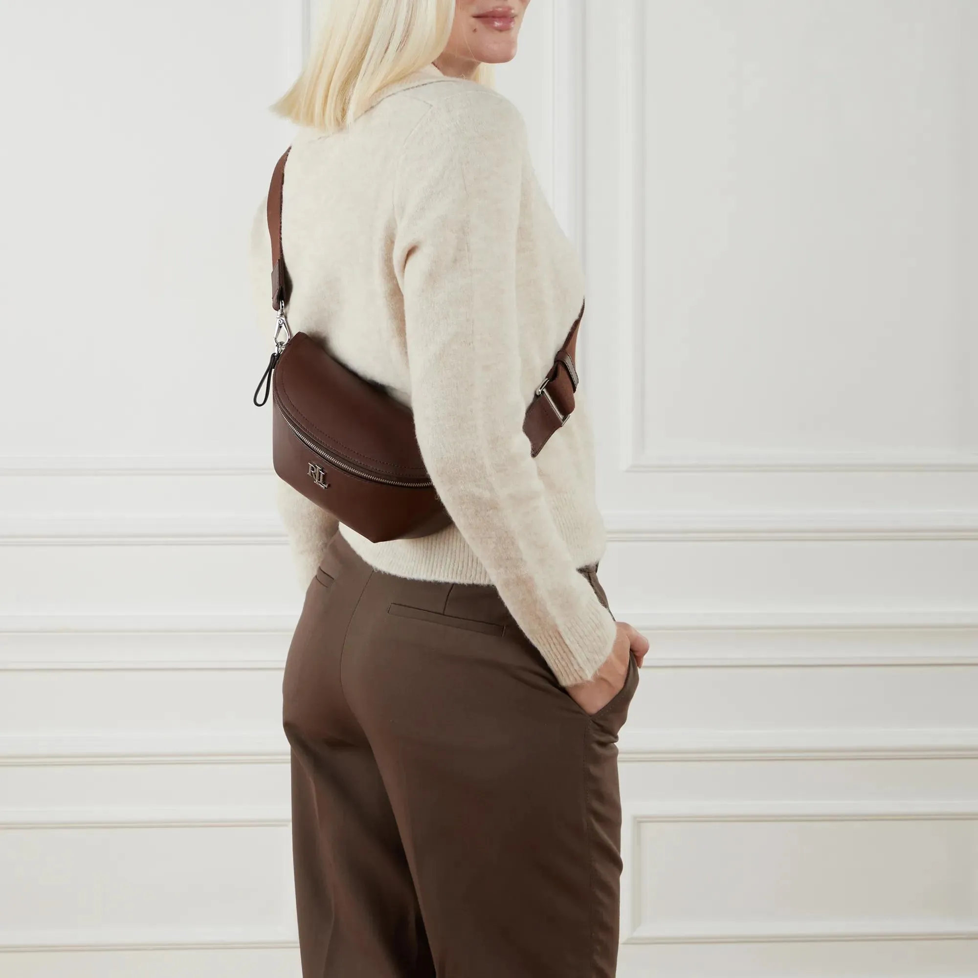   Lauren Ralph Lauren  Marcy Belt Bag Dark Mahogany  Gürteltasche 