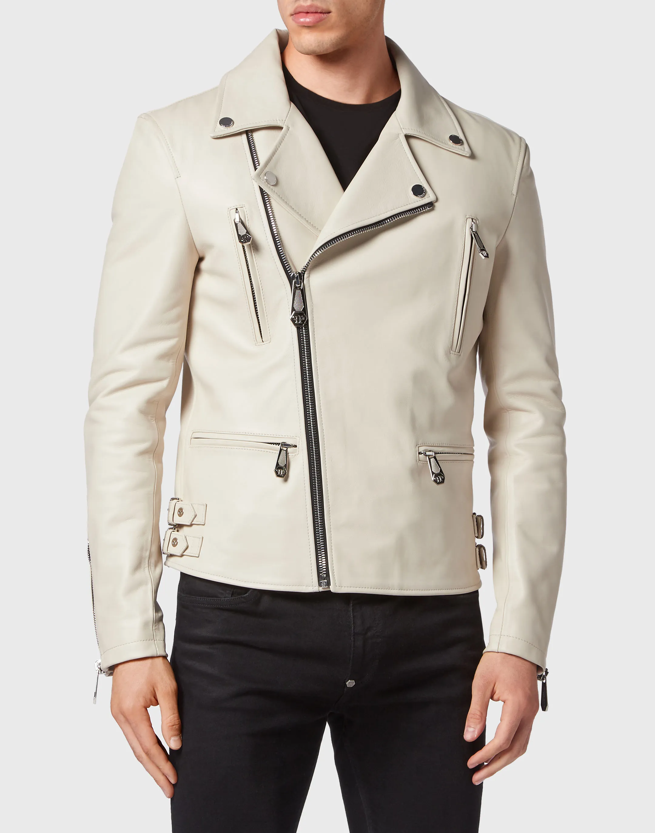 Leather Jacket Gothic Plein