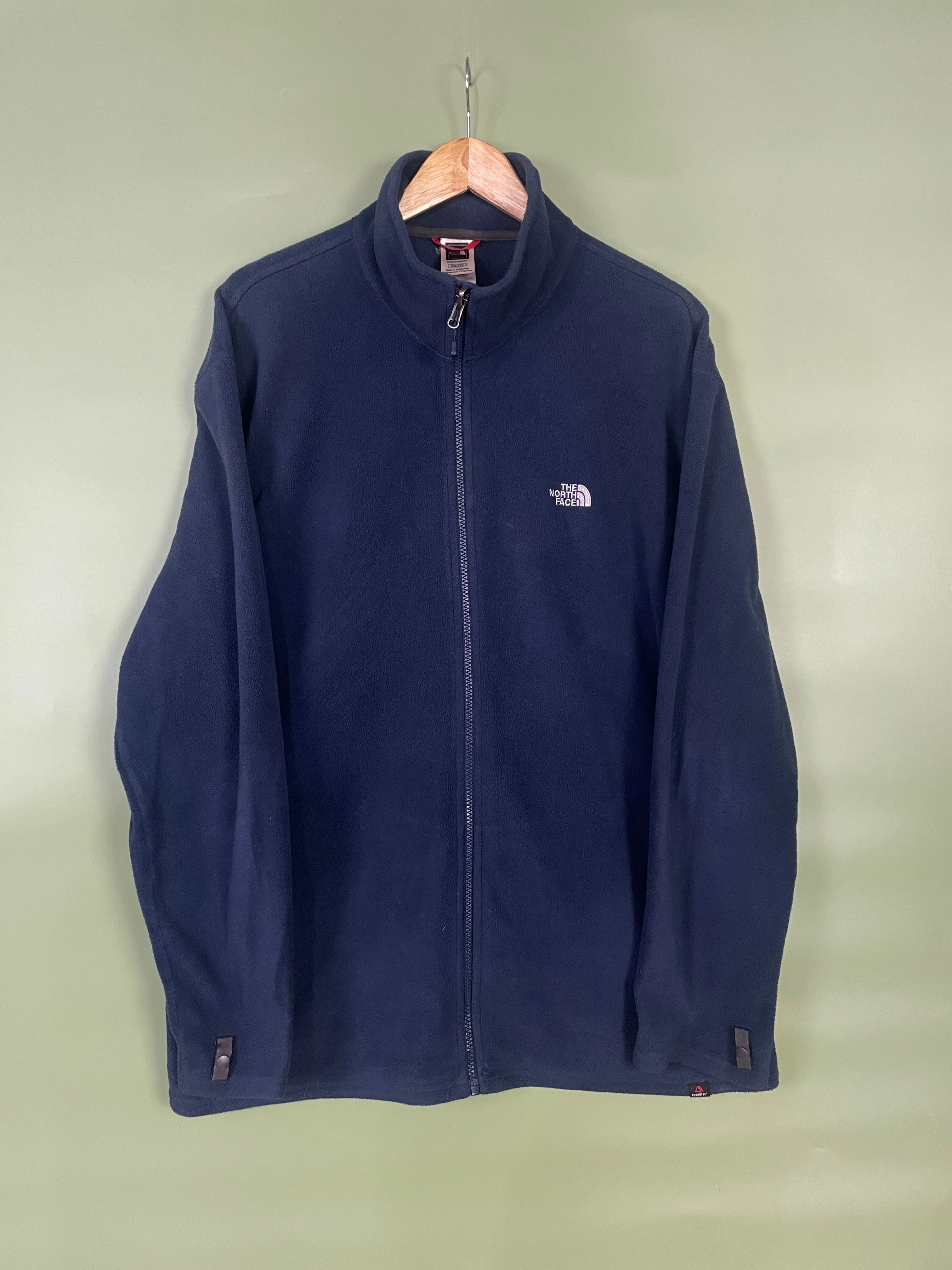 M-L North Face Fleece Jacke dunkelblau