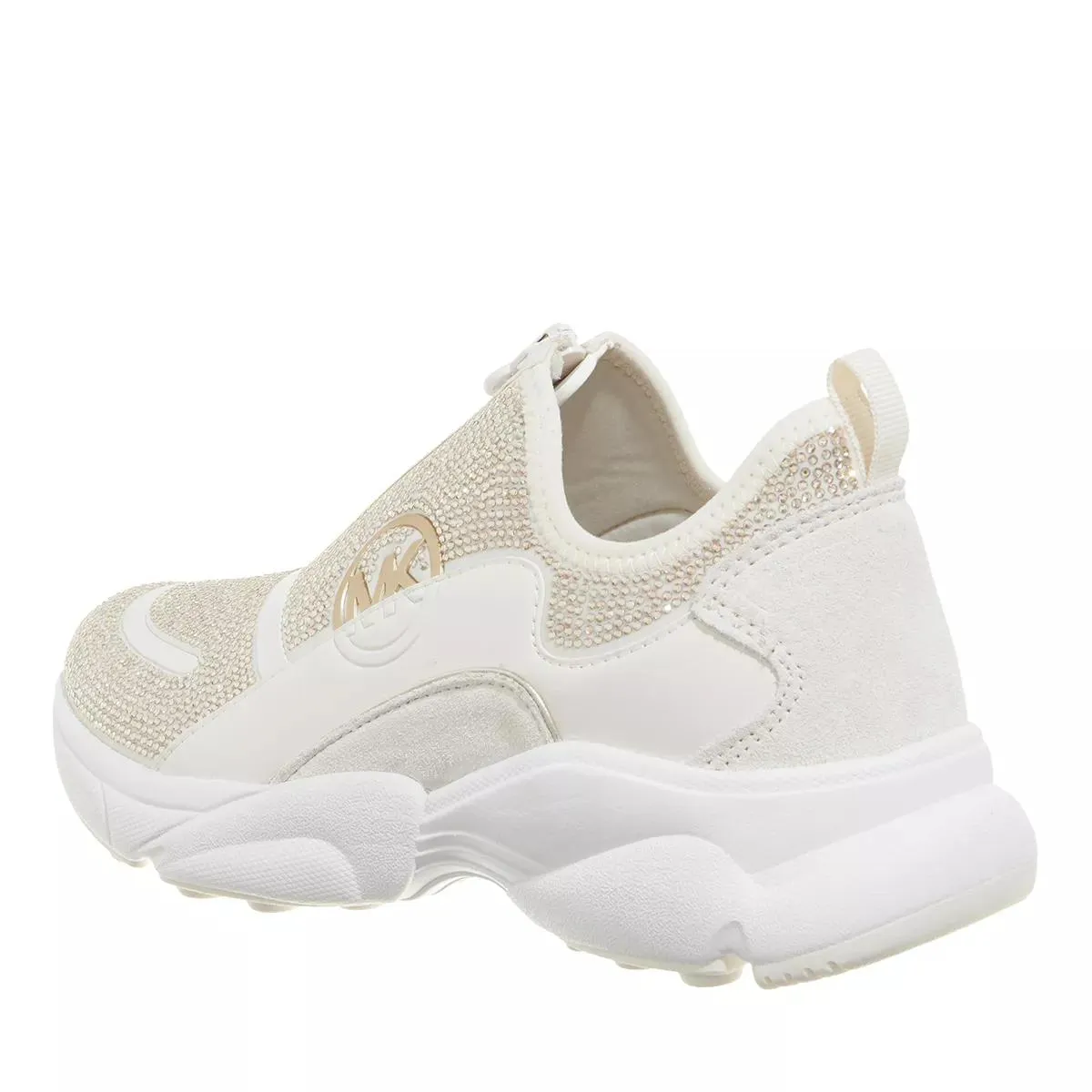   MICHAEL Michael Kors  Sami Zip Trainer Cream  Low-Top Sneaker 