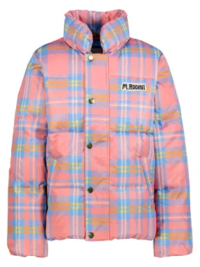 Mini Rodini winter jacket Check Pink