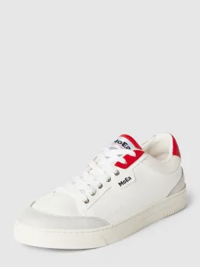 MoEa Sneaker mit Schnürung und Label-Details (weiss) online kaufen