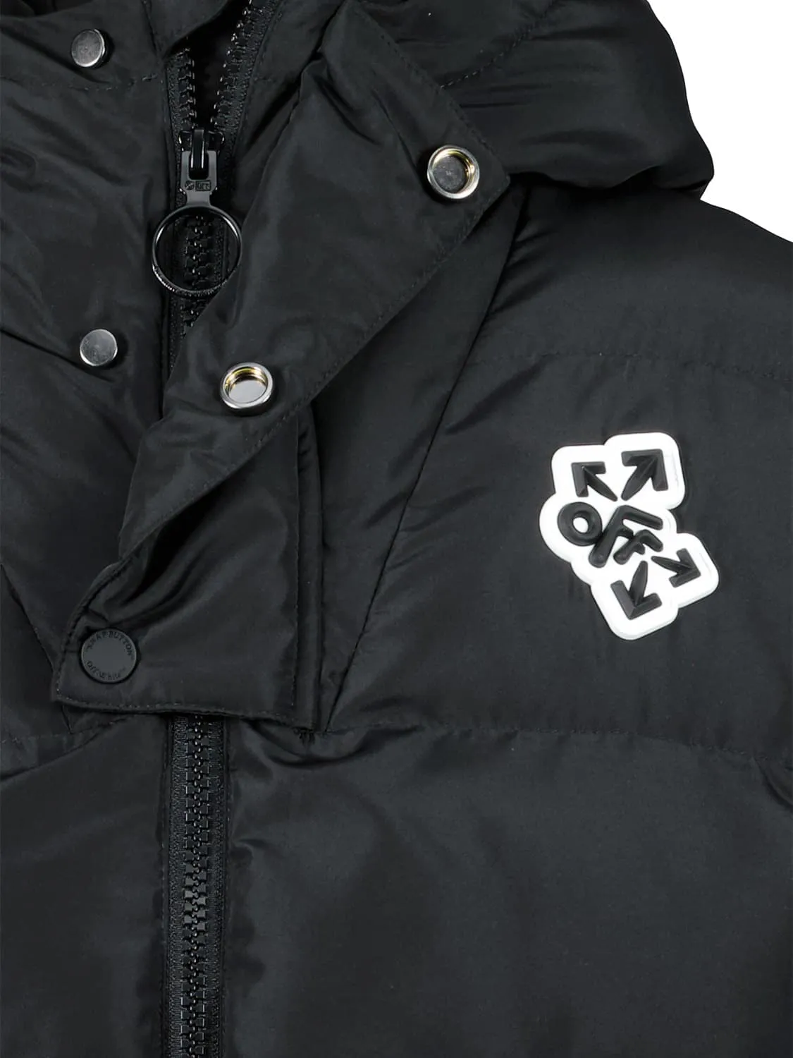Off-White Kids winter jacket Black