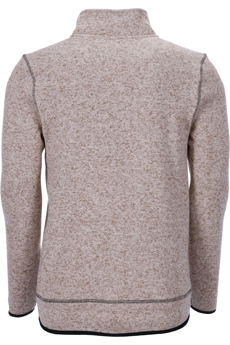 OS TRACHTEN Fleece-Jacke beige meliert