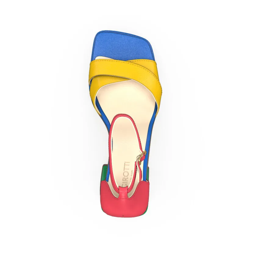 Plateau Heels mit quadratischer Spitze 46529
