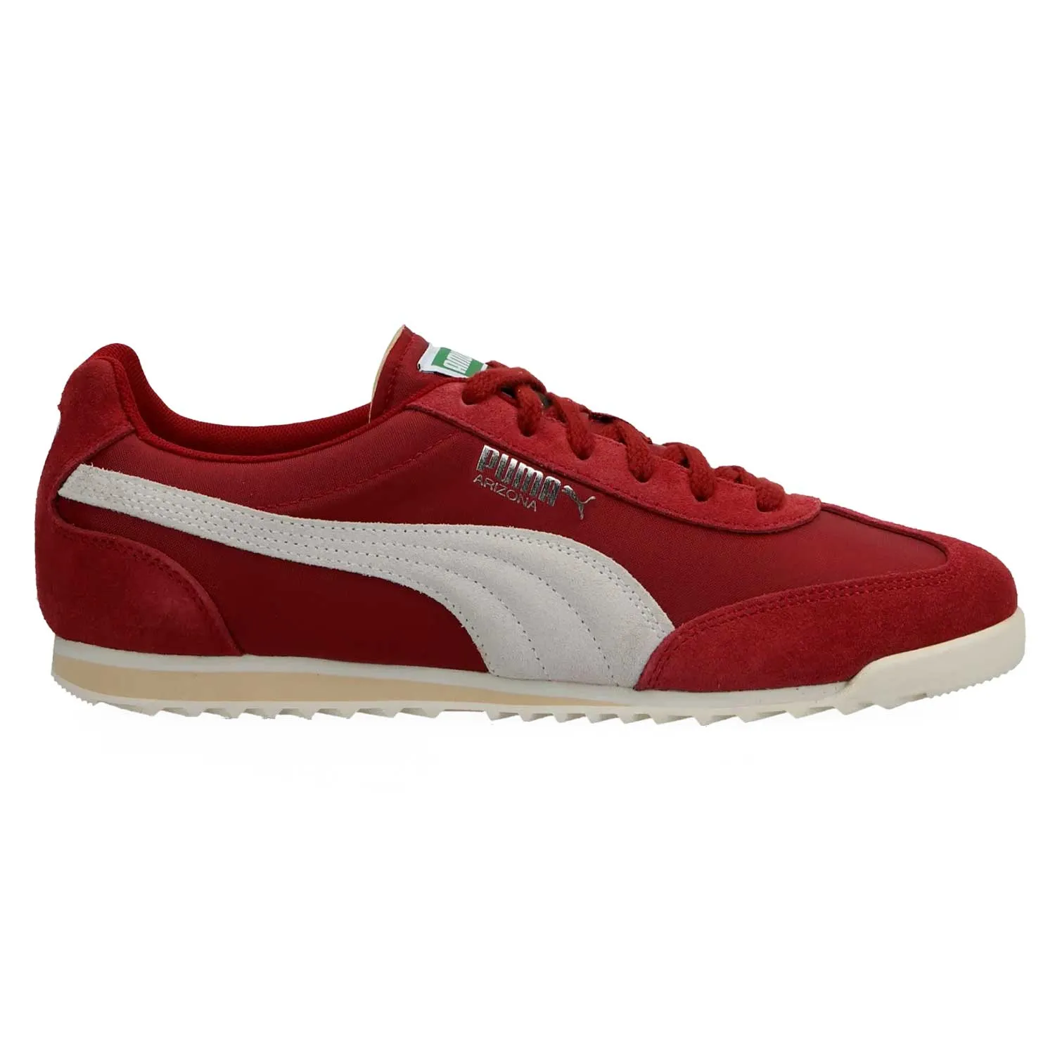 Puma Arizona Nylon Damen Retro Sneaker rot weiß 398682 02
