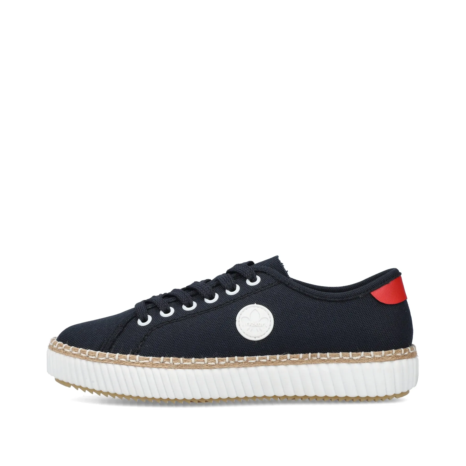 Rieker Damen Sneaker Low stahlblau | M2926-14