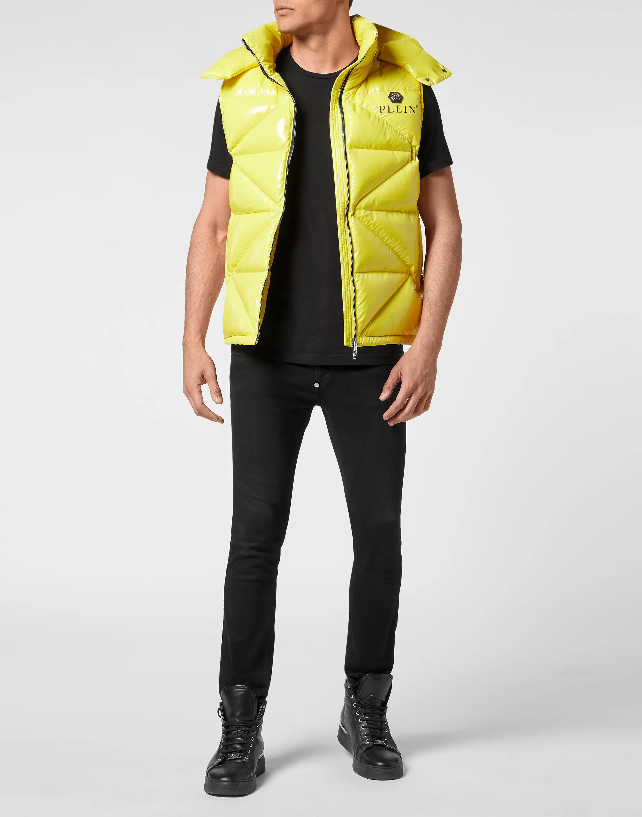 Sleeveless Quilted Down Jacket