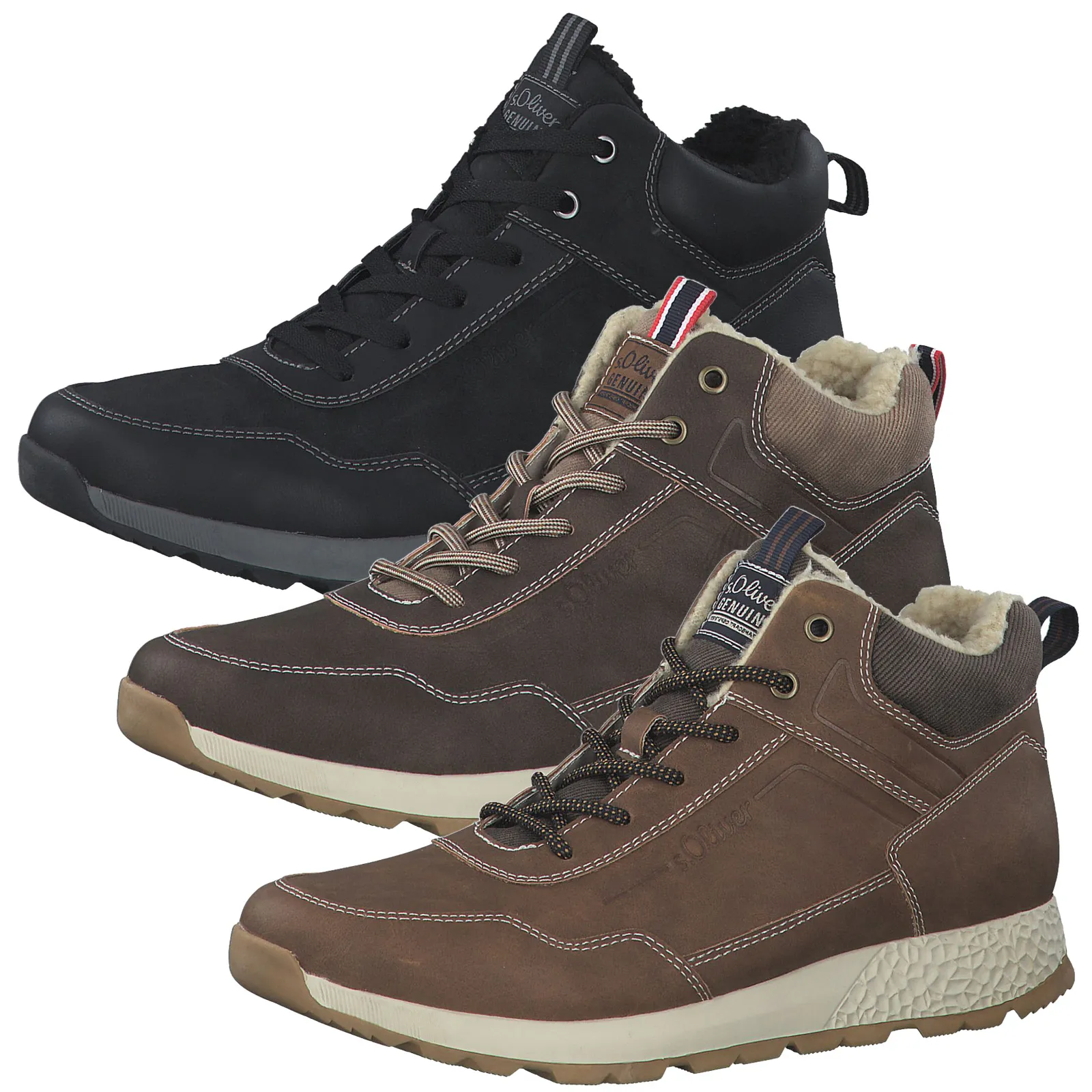 s.Oliver Stiefelette Schnürboot Warmfutter