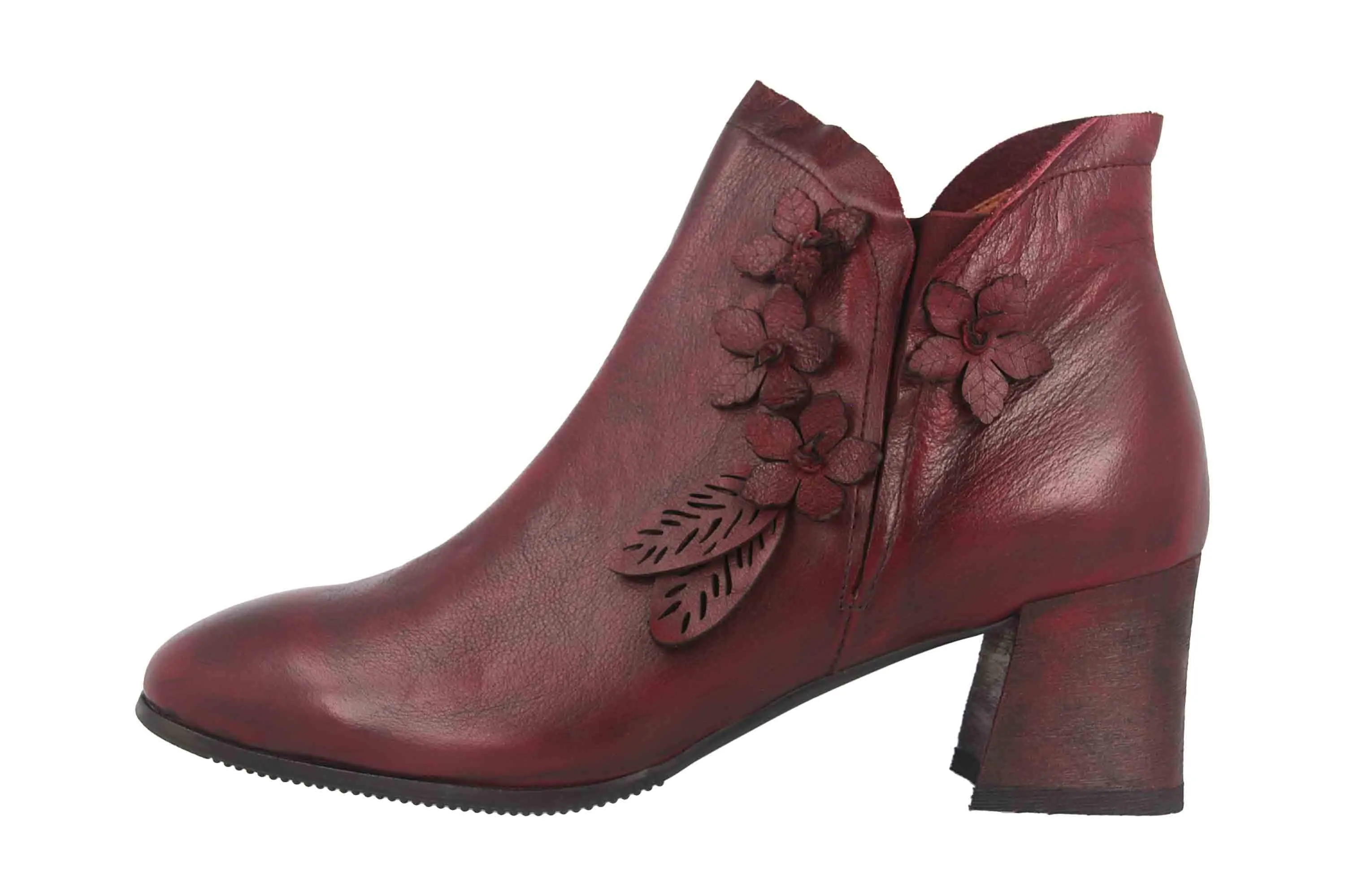 Spring Footwear LORALIE Stiefel in Übergrößen Bordeaux LORALIE-BX große Damenschuhe