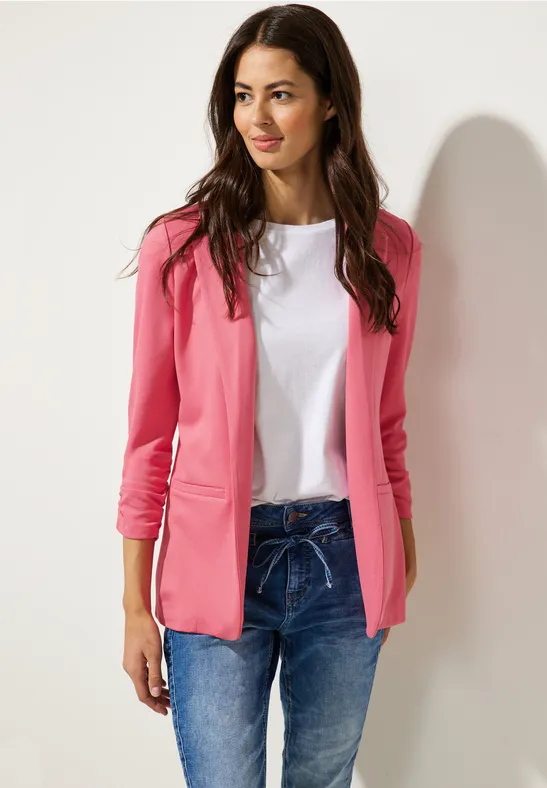 Street One Basic Blazer mit Raffdetail 