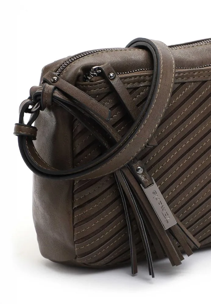 Tamaris Crossbody-Bag Umhängetache Julina Streifen- Design grün S22 32021,951