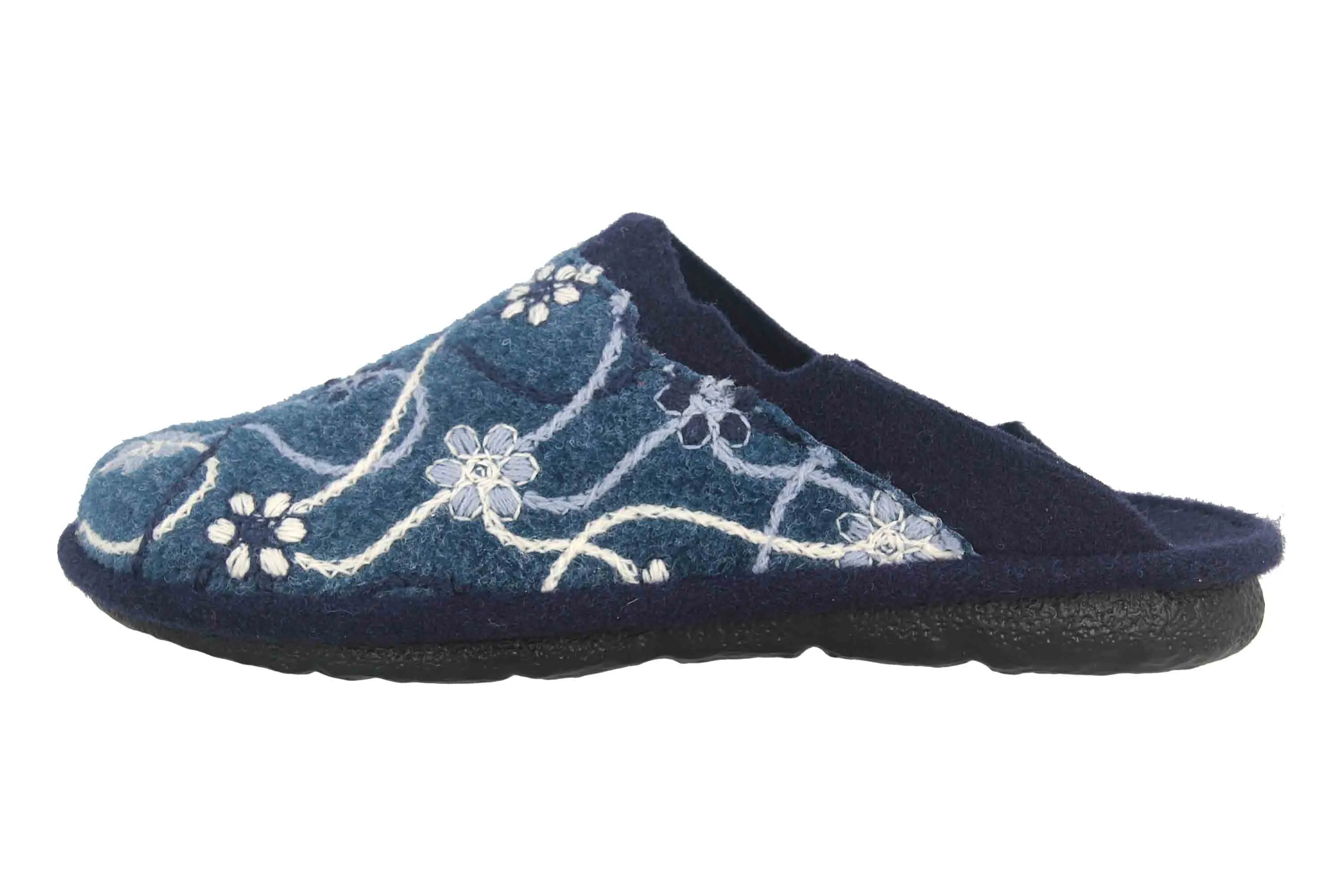 Westland Lille 100 Clogs &amp; Hausschuhe in Übergrößen Blau 28100 127 532 große Damenschuhe