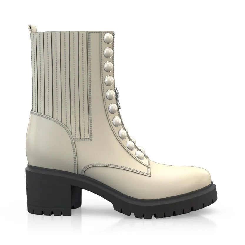 Zipper-Stiefelette 3621